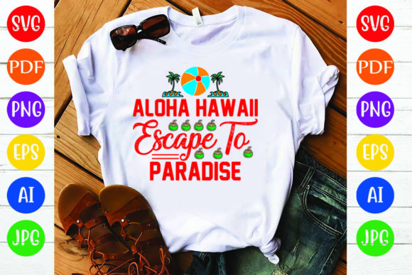 Download Summer T Shirt Design, Aloha Hawaii Esca - Hawaii Collection