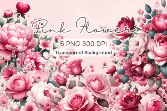 Download Pink Floral, Watercolor Flower Clipart - Pink Collection