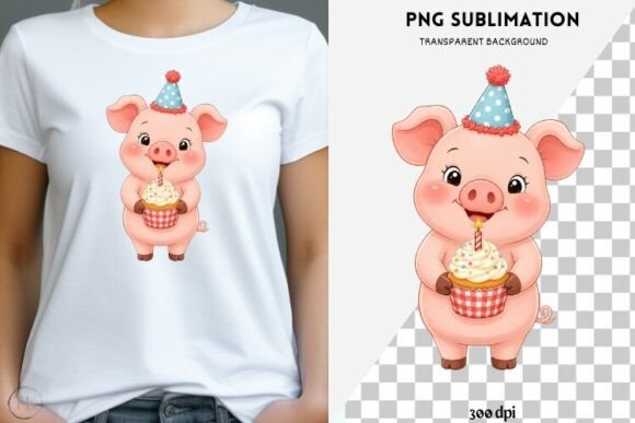 Download Birthday Pig PNG | Farm Animal Clipart - Animal clipart Collection