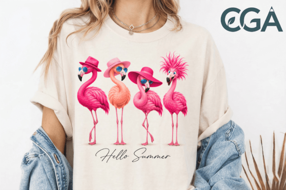 Download Pink Flamingo Beach Vacation Png - Pink Collection